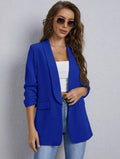 394  4 Sizes Royal Blue Italian Fashion 2 Pockets Blazer