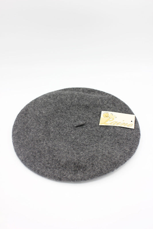 HO5020 Classic Wool Beret - Burgundy 2