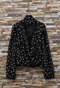 ES147 Black Polka Dot Blouse