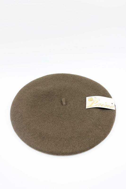 HO5020 Classic Wool Beret - Dark Blue