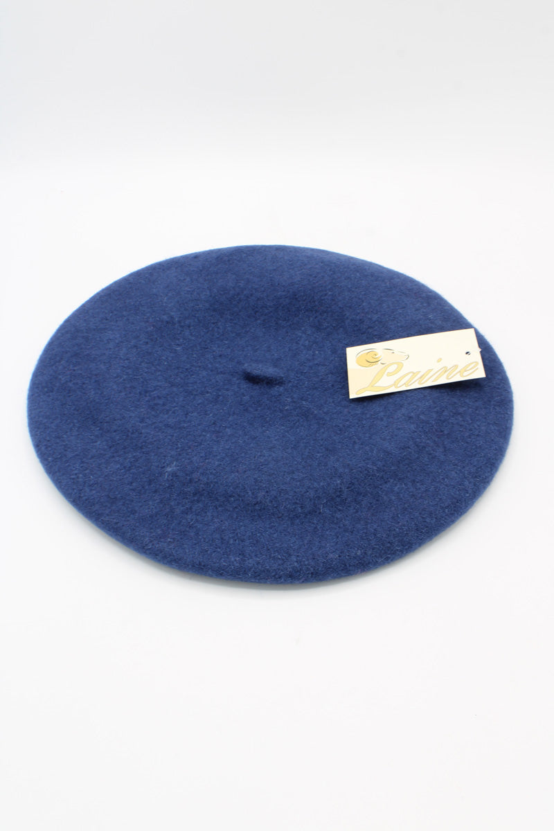 HO5020 Classic Wool Beret - Dark Red