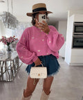 ESTWH3 Pink Wool Little-Heart Sweater