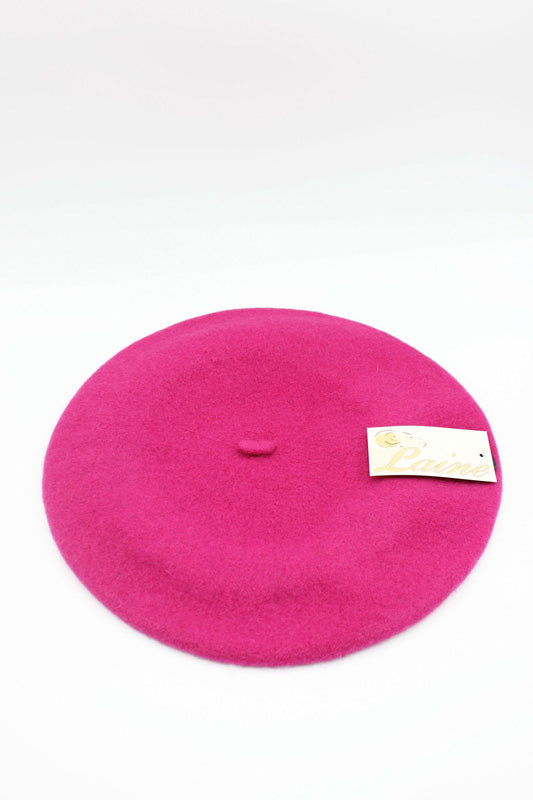 HO5020 Classic Wool Beret - Fuchsia 5
