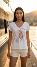 VITCDH Italian One Size Dreamer Heart Cotton Tee