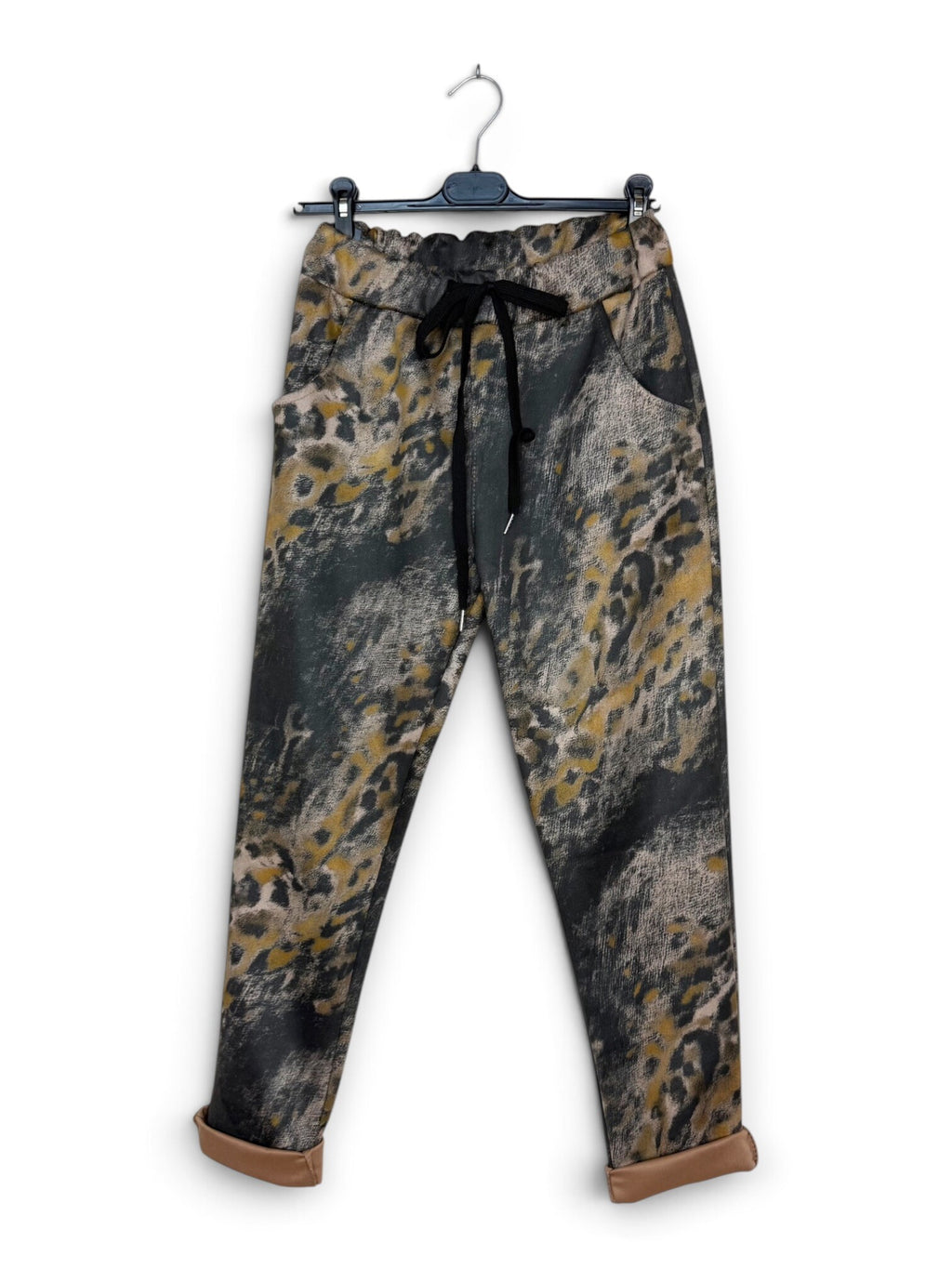 LNCMG Abstract Camo Jogger Pants Gray
