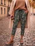 LNPLG Palm Leaf Jogger Pants Green