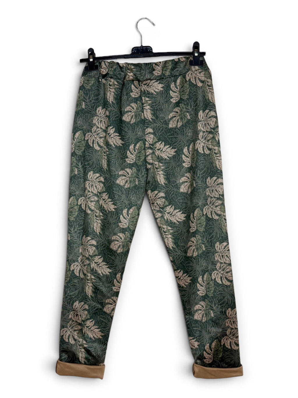 LNPLG Palm Leaf Jogger Pants Green