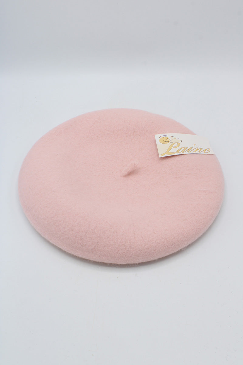 HO5020 Classic Wool Beret - Light Camel