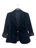 VM57 Black Velvet Blazer