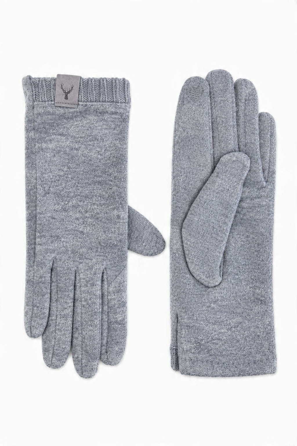 JA267 Grey Patch Detail Gloves