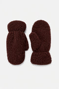 JA204 Rust Teddy Mittens
