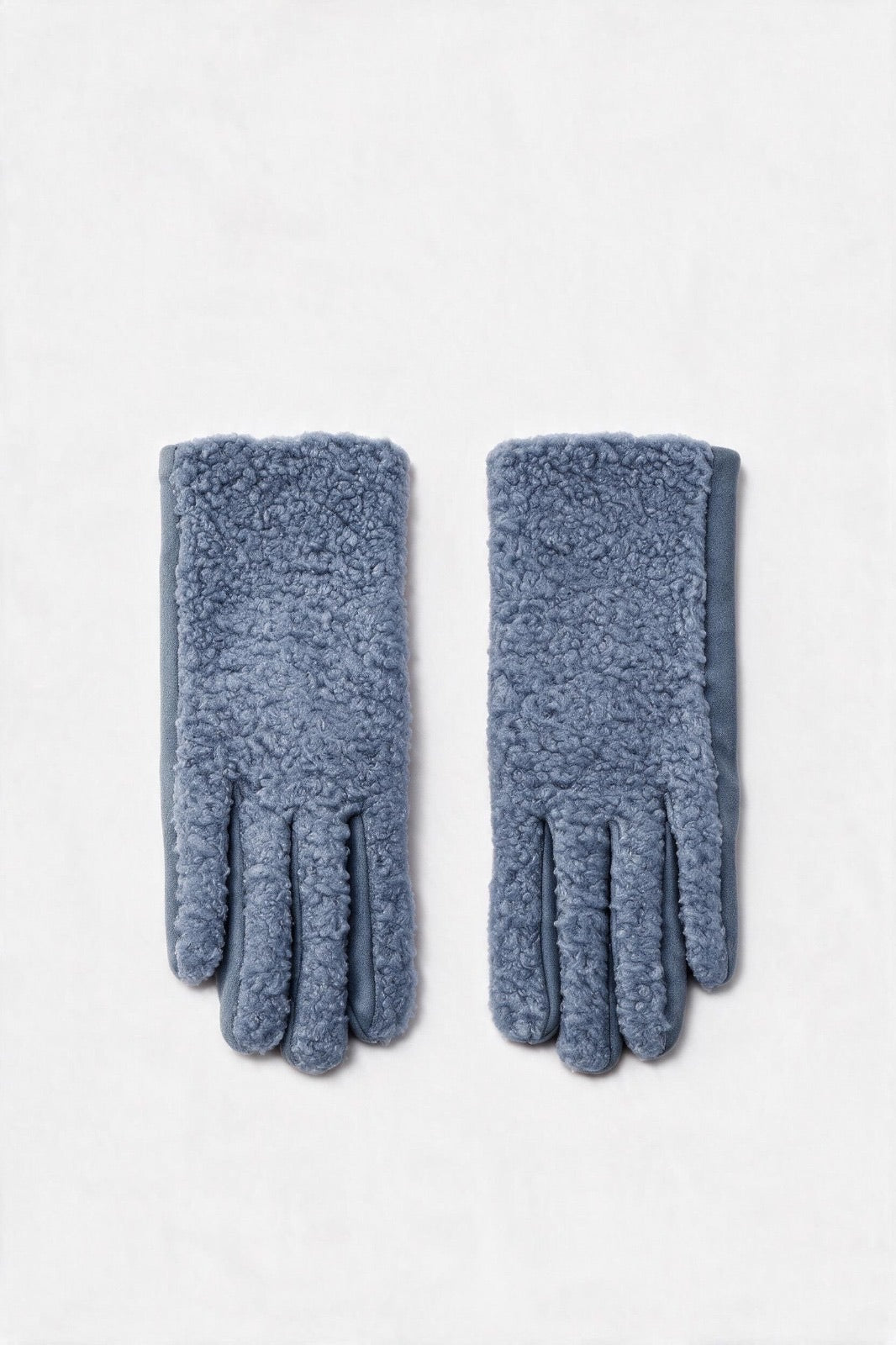 JA337 Denim Blue Teddy Gloves