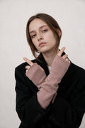 JA355 Pink Thumbhole Arm Warmers
