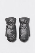 JA330 Gunmetal Metallic Puffer Mittens
