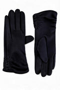 JA236 Black Ruched Gloves