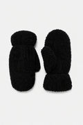 JA198 Black Teddy Mittens