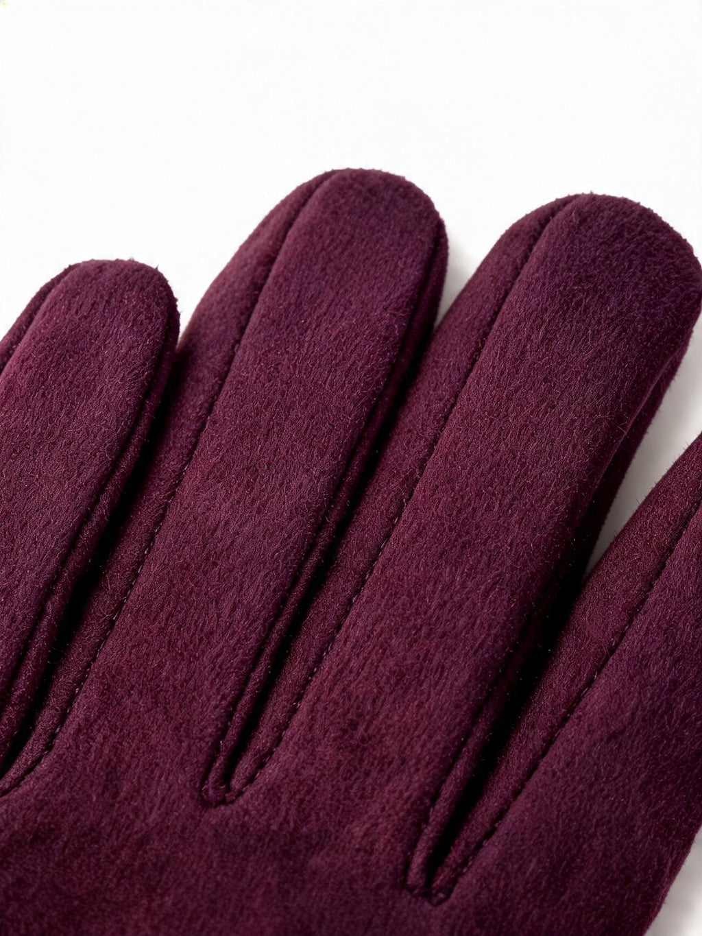 JA210 Wine Button Cuff Gloves