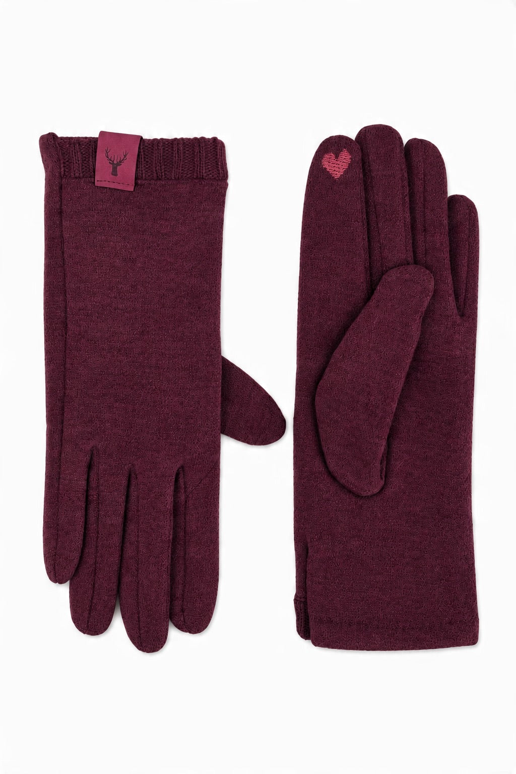 JA268 Wine Patch Detail Gloves