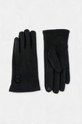 JA288 Black Button Detail Gloves