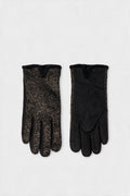 JA276 Black Gold Metallic Gloves