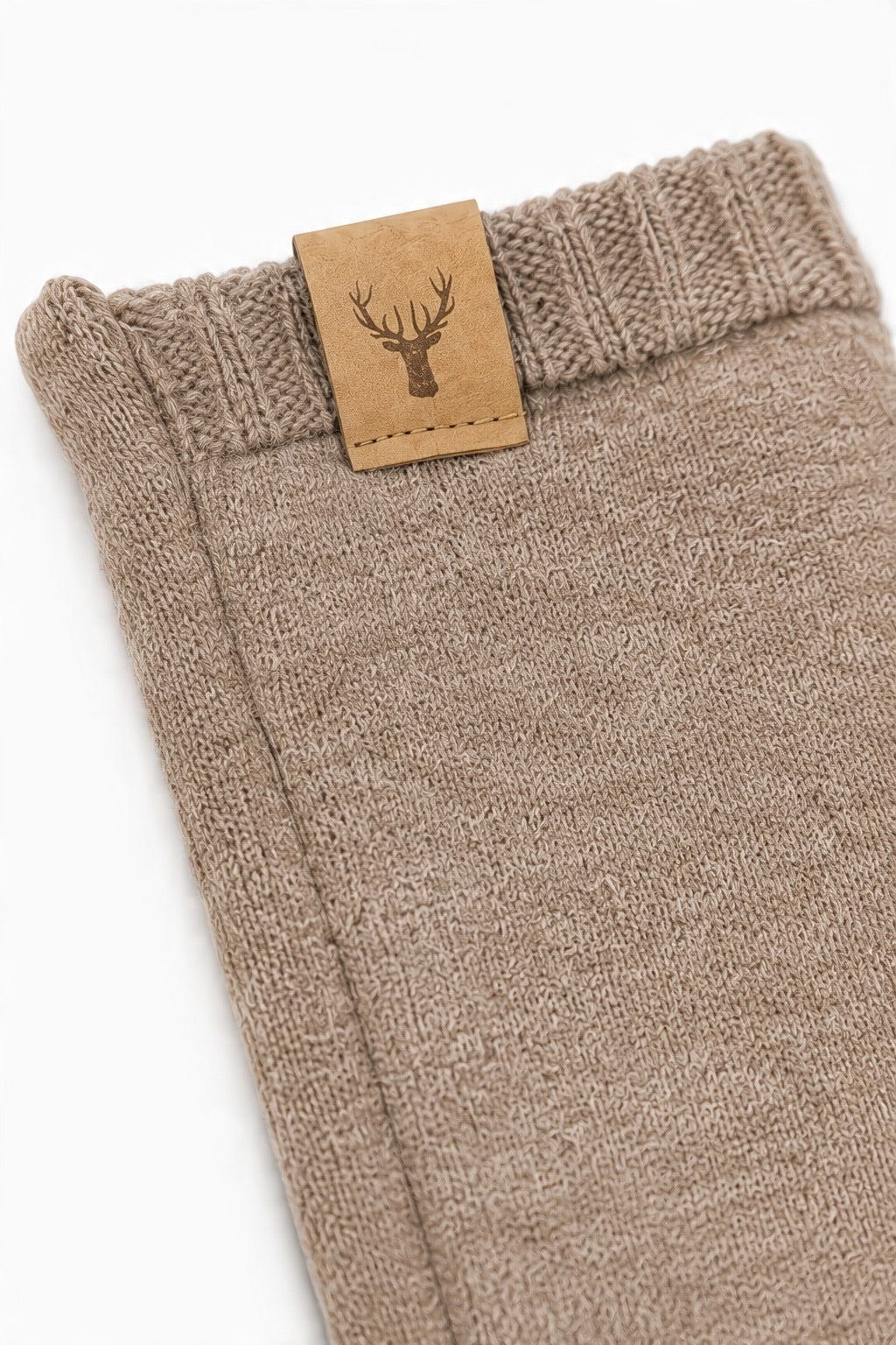 JA265 Taupe Patch Detail Gloves