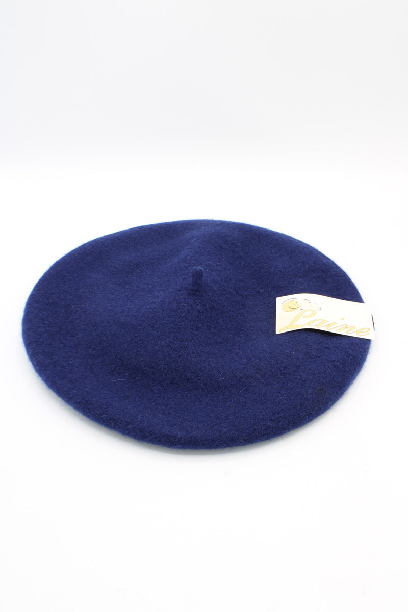 HO5020 Classic Wool Beret - Navy 2