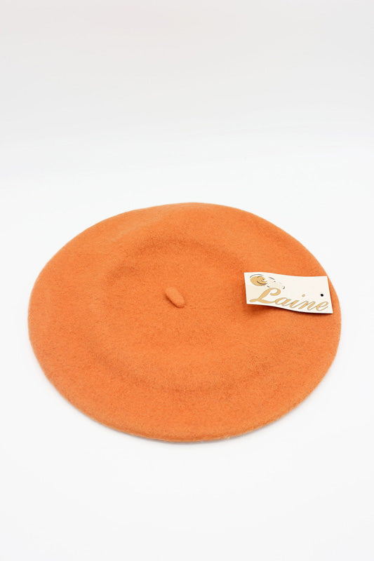 HO5020 Classic Wool Beret - Orange 5