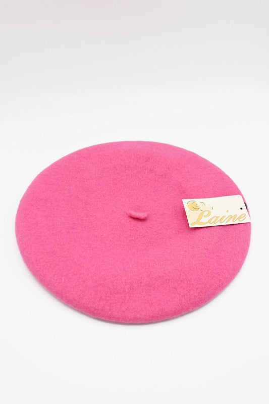 HO5020 Classic Wool Beret - Pink 2