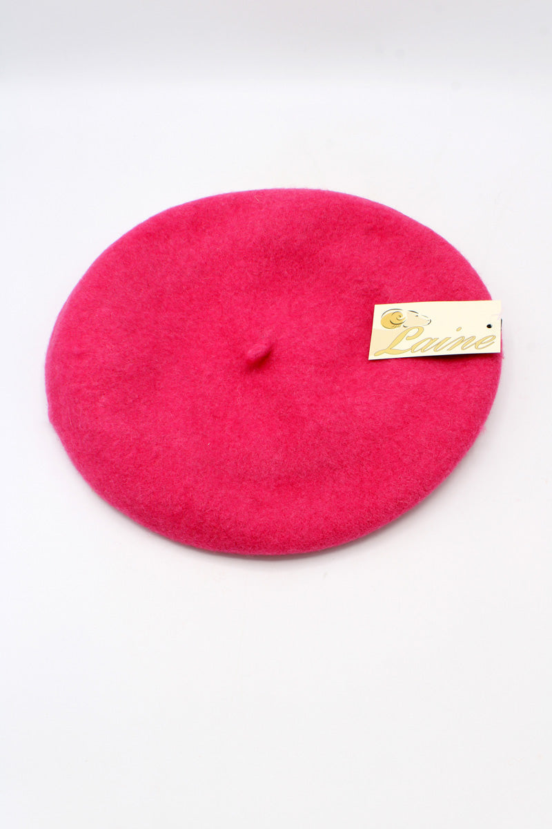 HO5020 Classic Wool Beret - Pink 3