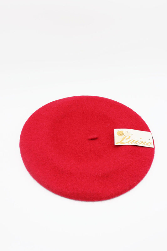 HO5020 Classic Wool Beret - Red 2