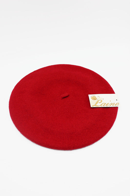 HO5020 Classic Wool Beret - Red 4
