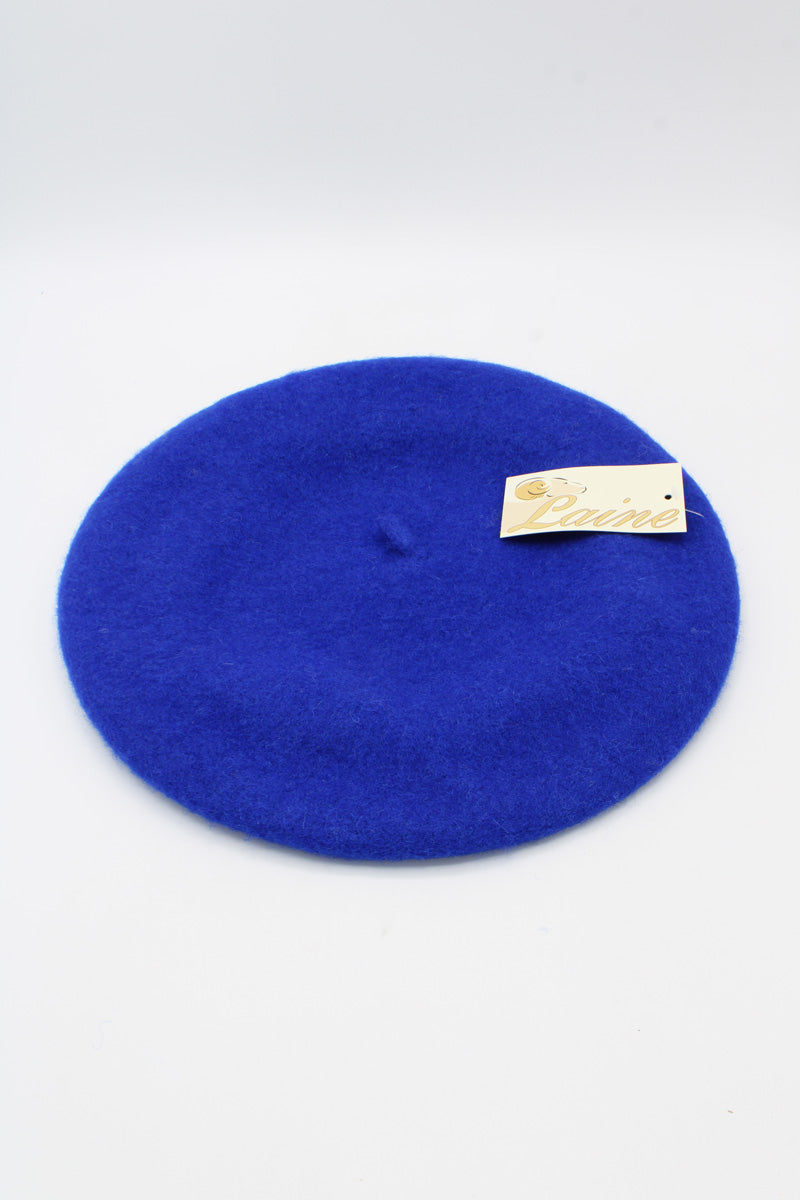 HO5020 Classic Wool Beret - Royal Blue 1