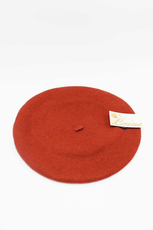 HO5020 Classic Wool Beret - Rust 2