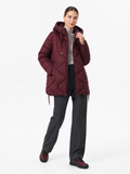 SF001 Belted Hooded Puffer Coat
