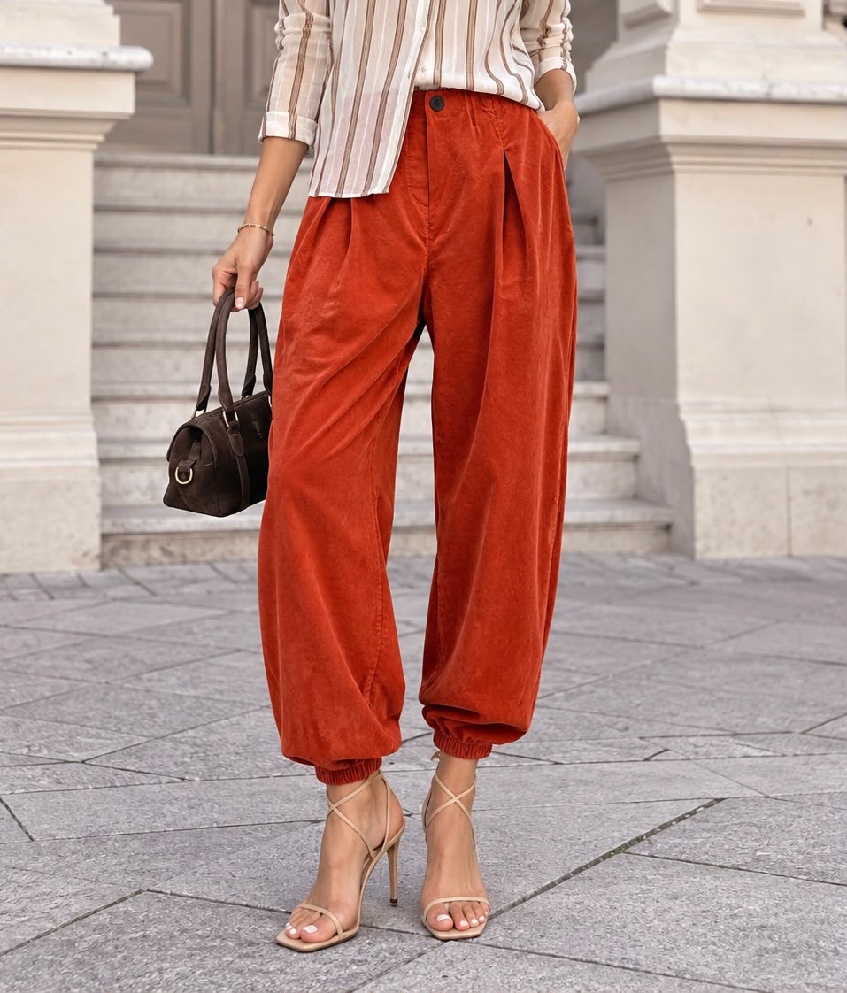 SW561 Rust Balloon Pants