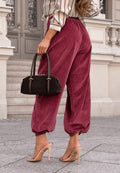 SW565 Burgundy Balloon Pants