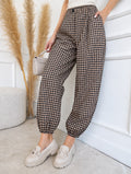 SW568 Black Gingham Balloon Pants