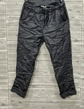 ZO15 Dark Grey Coated Jogger Pants