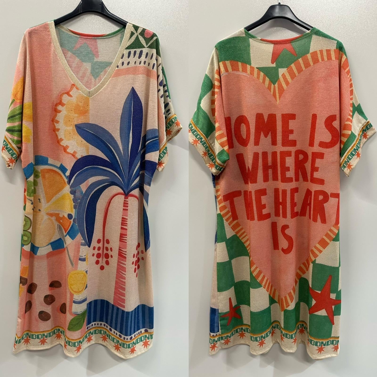 VIBBN Bonbon Tropical Lurex Dress