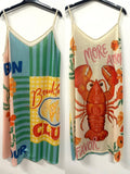 VIBCL Breakfast Club Lobster Lurex Dress