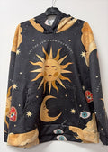 VICMH Celestial Sun Moon Hoodie Black
