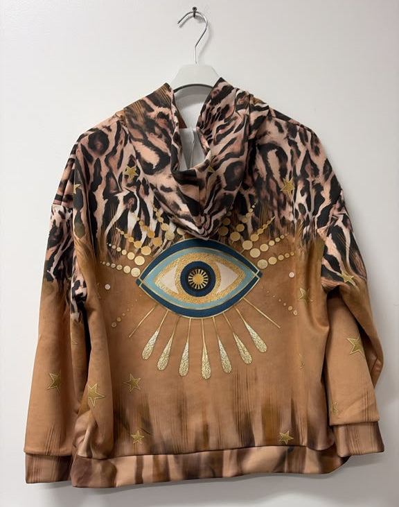 VIEAH Eye Amazing Things Hoodie Beige