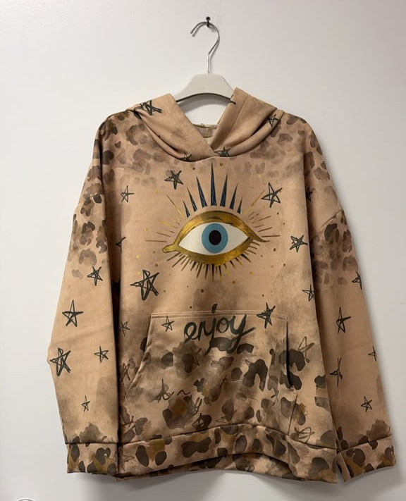 VIEEH Eye Enjoy Hoodie Beige