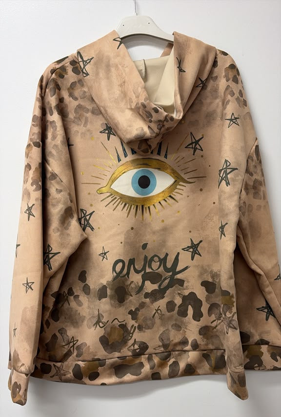 VIEEH Eye Enjoy Hoodie Beige