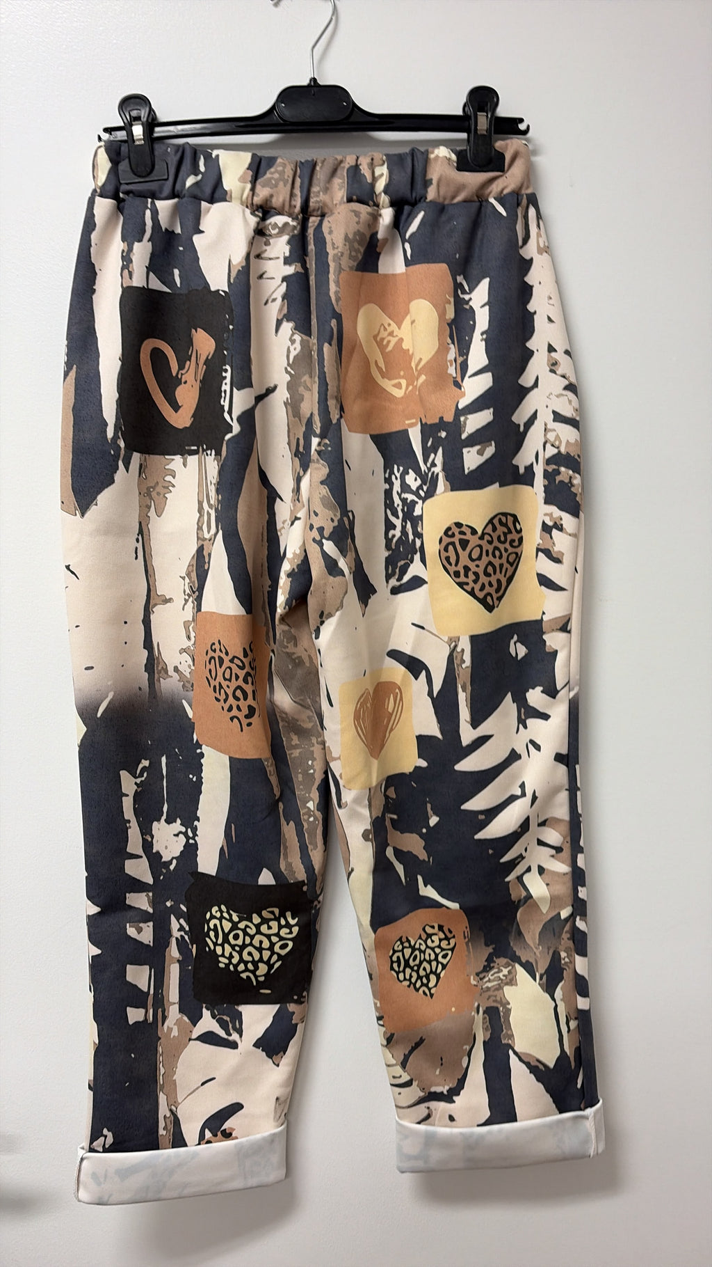 VIFRH Fern Leaf Heart Jogger Pants Navy