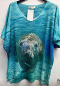 VIMNT Manatee Print Sweater