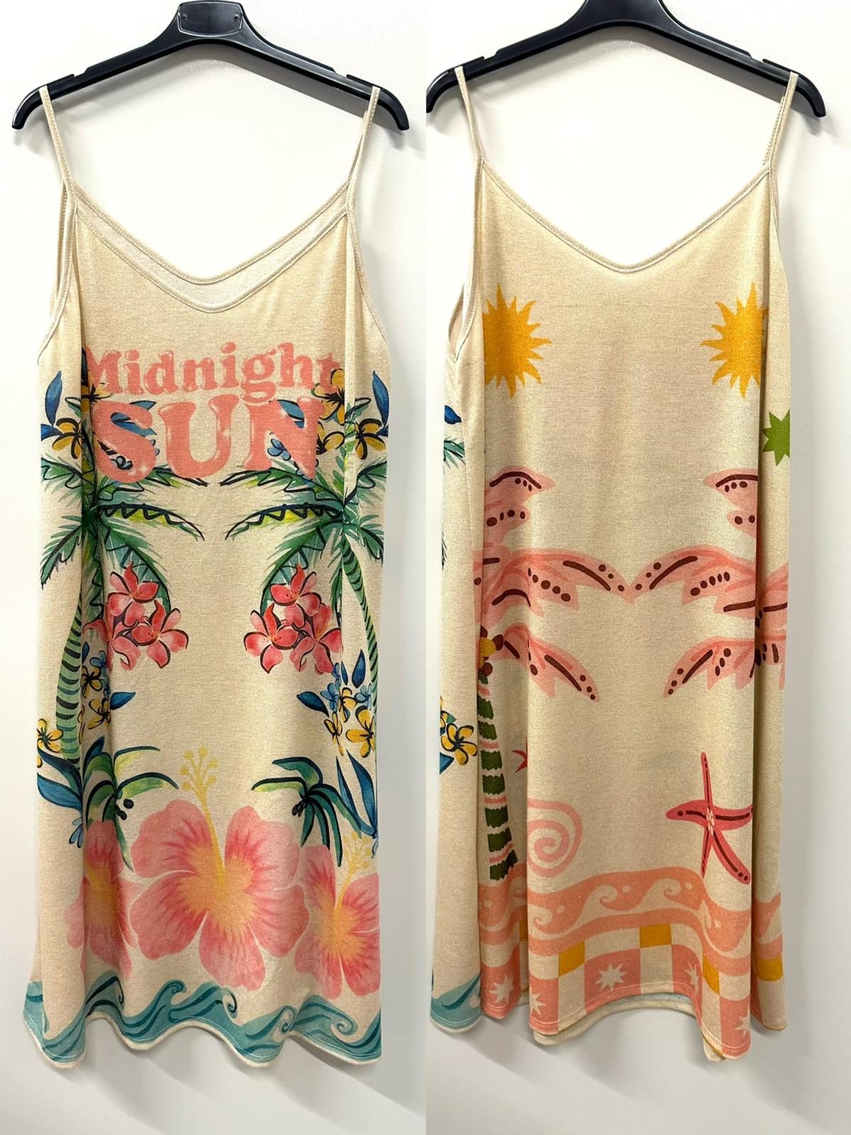 VIMS Midnight Sun Lurex Dress