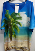 VIPBT Palm Tree Beach Sweater