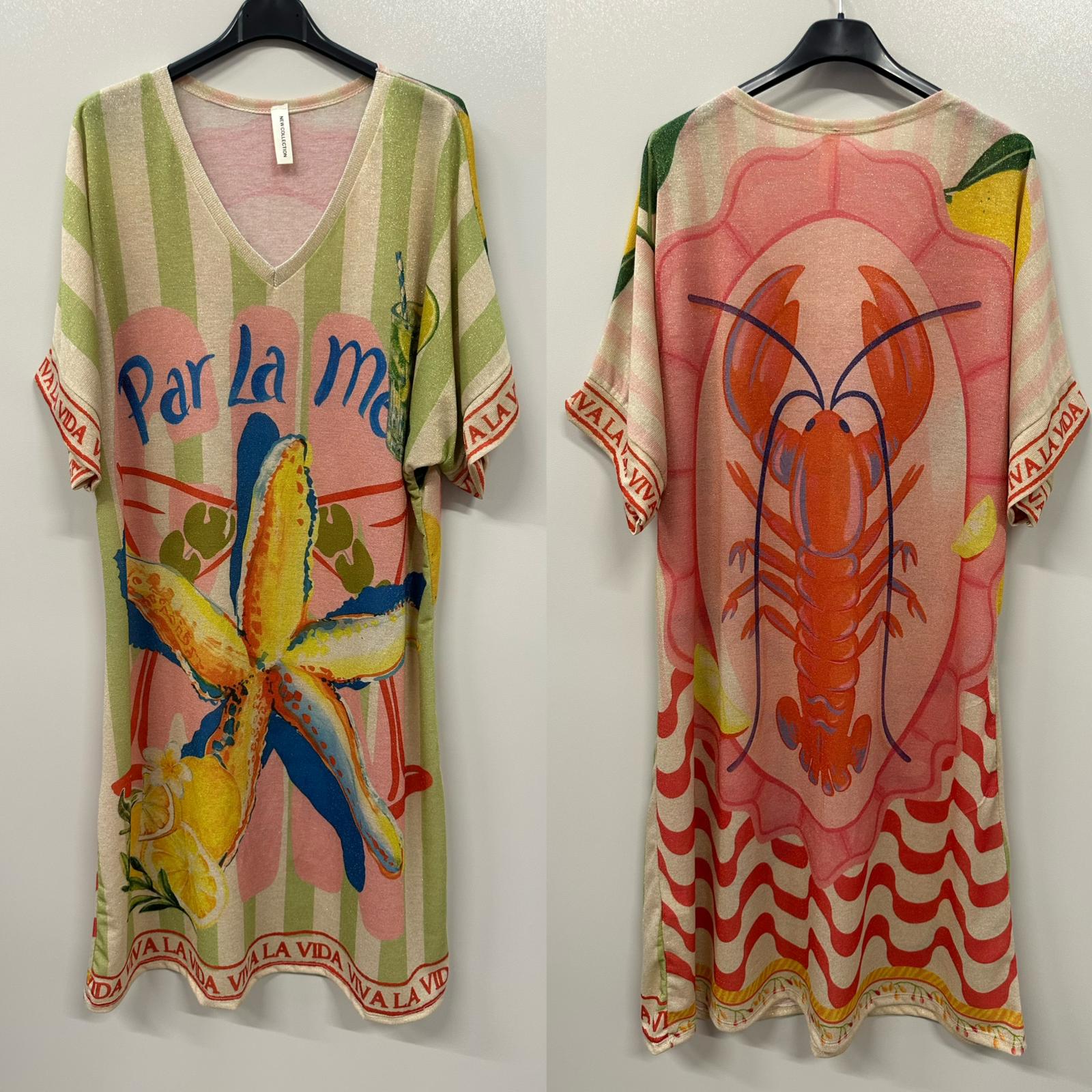 VIPLM Par La Mer Lurex Dress