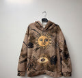 VISLH Sun Leopard Hoodie Brown
